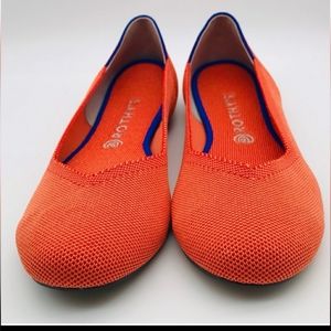 Rothy's persimmon round toe flats